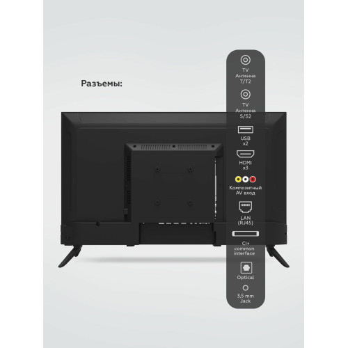 Телевизор BQ 32FSF03B черный