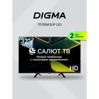 Телевизор Digma DM-LED32SBB34 черный