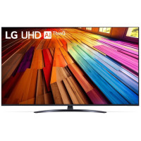 Телевизор LG 43UT81006LA.ARUB черный