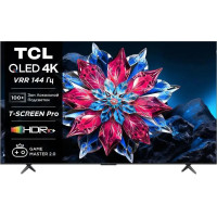 Телевизор TCL 85C655 черный