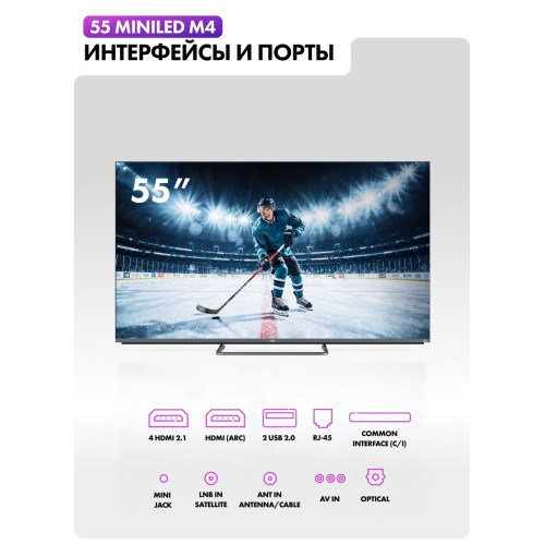 Телевизор Haier 55 MiniLED M4 (DH1ZH0D00RU)