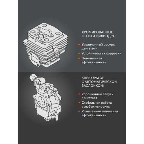 Триммер бензиновый Patriot PT 558 (1+1)