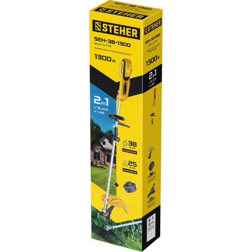 Триммер сетевой STEHER 1300 