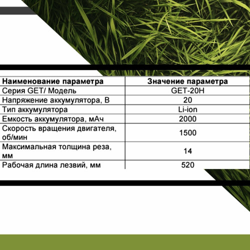 Триммер Huter GET-20H