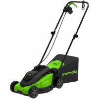Газонокосилка электрическая GreenWorks GD1200LM32 220v, 32 см, 1.2 кВт (2517807)