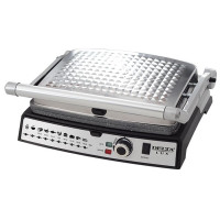 Гриль DELTA LUX DL-054 cеребристый с черным