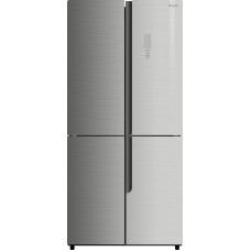 Холодильник Weissgauff WCD 450 Inox Glass NoFrost Inverter