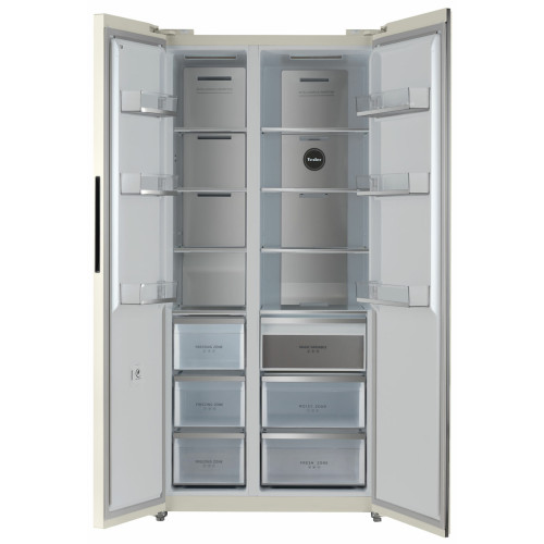 Холодильник TESLER RSD-537BI MARBLE BEIGE