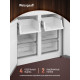 Холодильник Weissgauff WCD 450 BEG NoFrost Inverter