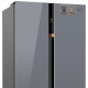 Холодильник Weissgauff WSBS 590 NoFrost Inverter Premium Dark Grey Glass