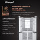 Холодильник Weissgauff WCD 450 White Rock Glass NoFrost Inverter