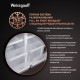 Холодильник Weissgauff WCD 450 White Rock Glass NoFrost Inverter