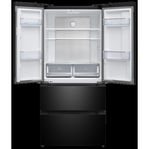 Холодильник MEFERI MFR83Black IX Total no frost french door comfort