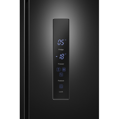 Холодильник MEFERI MFR83Black IX Total no frost french door comfort