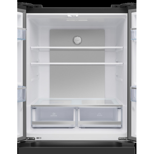 Холодильник MEFERI MFR83Black IX Total no frost french door comfort