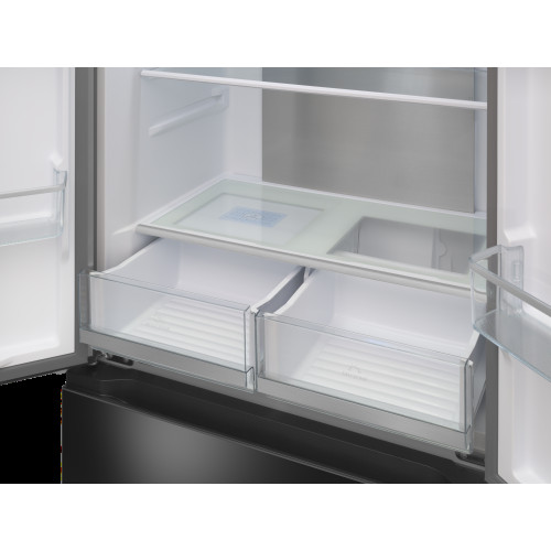 Холодильник MEFERI MFR83Black IX Total no frost french door comfort