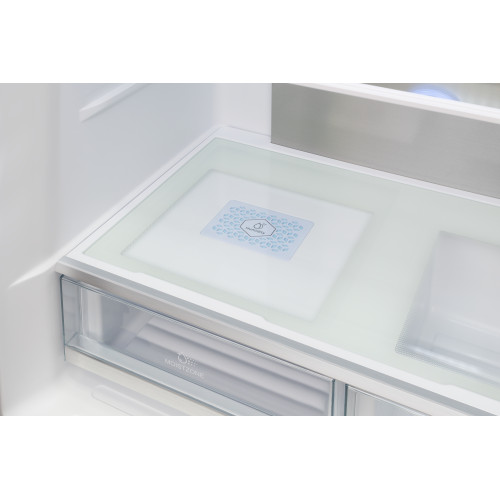 Холодильник MEFERI MFR83Black IX Total no frost french door comfort