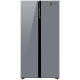 Холодильник Weissgauff WSBS 600 NoFrost Inverter Dark Grey Glass