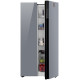 Холодильник Weissgauff WSBS 600 NoFrost Inverter Dark Grey Glass