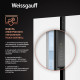 Холодильник Weissgauff WSBS 500 Inverter NoFrost White Glass