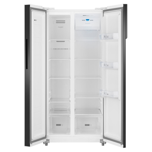 Холодильник Weissgauff WSBS 500 Inverter NoFrost White Glass