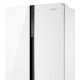 Холодильник Weissgauff WSBS 500 Inverter NoFrost White Glass