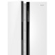 Холодильник Weissgauff WSBS 500 Inverter NoFrost White Glass