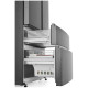 Многокамерный холодильник Haier HB 25 FSNAAA RU black inox