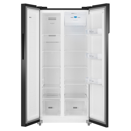 Холодильник Weissgauff WSBS 500 Inverter NoFrost Rock Glass