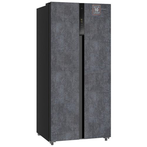 Холодильник Weissgauff WSBS 500 Inverter NoFrost Rock Glass
