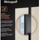 Холодильник Weissgauff WSBS 500 Inverter NoFrost Beige Glass