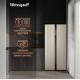 Холодильник Weissgauff WSBS 500 Inverter NoFrost Beige Glass