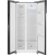 Холодильник Weissgauff WSBS 500 Inverter NoFrost Beige Glass
