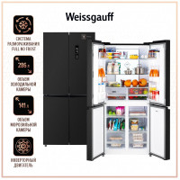 Холодильник Weissgauff WCD 450 XB NoFrost Inverter