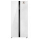 Холодильник Weissgauff WSBS 500 Inverter NoFrost White Rock Glass