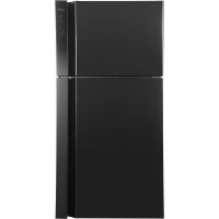 Холодильник Hitachi R-V610PUC7 BBK черный бриллиант