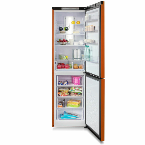 Холодильник Бирюса T980NF оранжевый