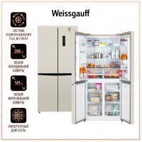Холодильник Weissgauff WCD 470 Be NoFrost Inverter