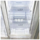 Холодильник GiNZZU NFI-4414 белое стекло