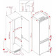 Встраиваемый холодильник Teka RBF 77360 FI