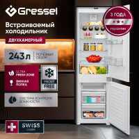 Встраиваемый холодильник Gressel UBW36400