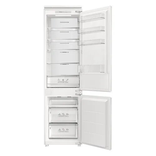 Встраиваемый холодильник Hyundai HBR 1946 белый