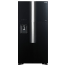 Холодильник HITACHI R-W662PU7X GBK чёрное стекло