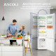 Двухкамерный холодильник Ascoli ADRFB345WE