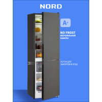 Холодильник Nordfrost NRG 162NF GTM матовый графит