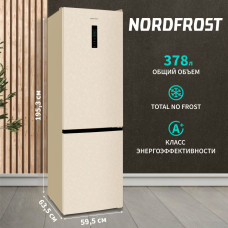 Холодильник NORDFROST RFC 390D NFXd