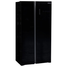 Холодильник Shivaki SBS-572DNFGBL черное стекло