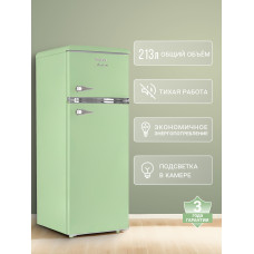 Холодильник TESLER RT-217 Green