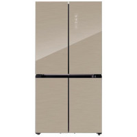 Холодильник LEX LCD505GIGID золотистый/стекло