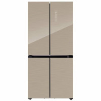 Холодильник LEX LCD450GlGID  золото/стекло